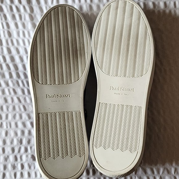 PAUL STUART 'PAULO' Gray Leather CrissCross Monkstrap Sneaker 9.5 D US *MINT* - Picture 6 of 10